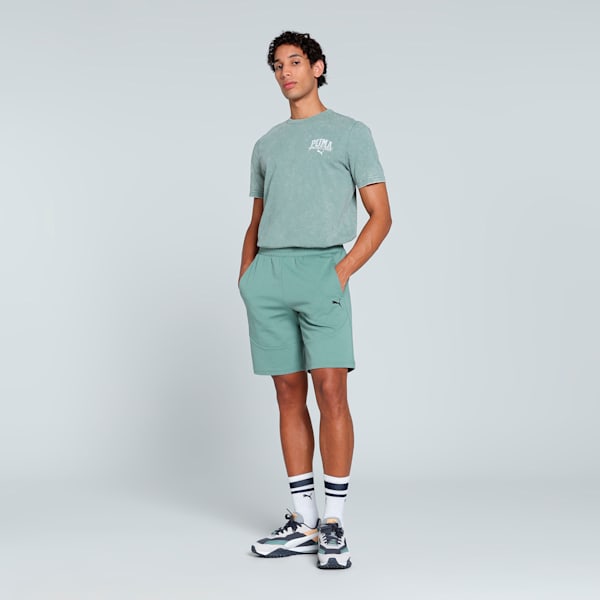 PUMATECH Men's 9" Shorts, Green Moon, extralarge-IND